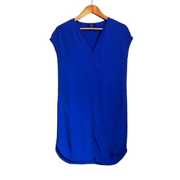 Madewell blue‎ du jour tunic shirt dress. Size xxs - Picture 2 of 11